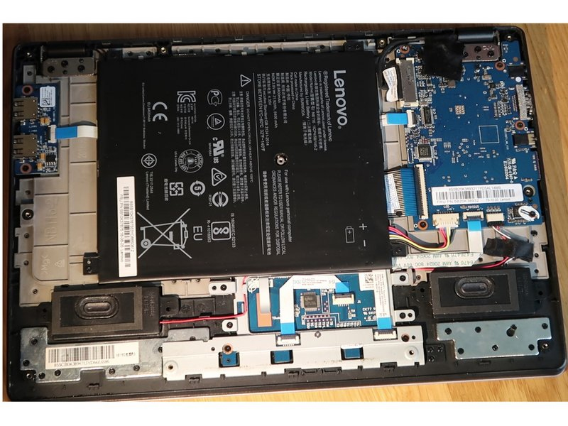 Internal Photo of Lenovo IdeaPad 100S-11IBY Hinge (Ideapad 100S-11IBY)